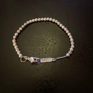 Lovely vintage Napier silver plated bead bracelet.